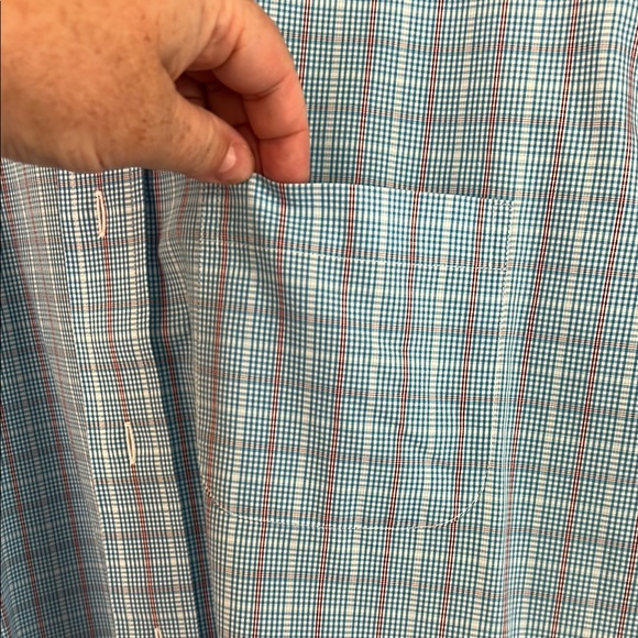 Brooks Brothers Regent Blue Button Down Shirt w/Red Accent - Picture 4 of 8